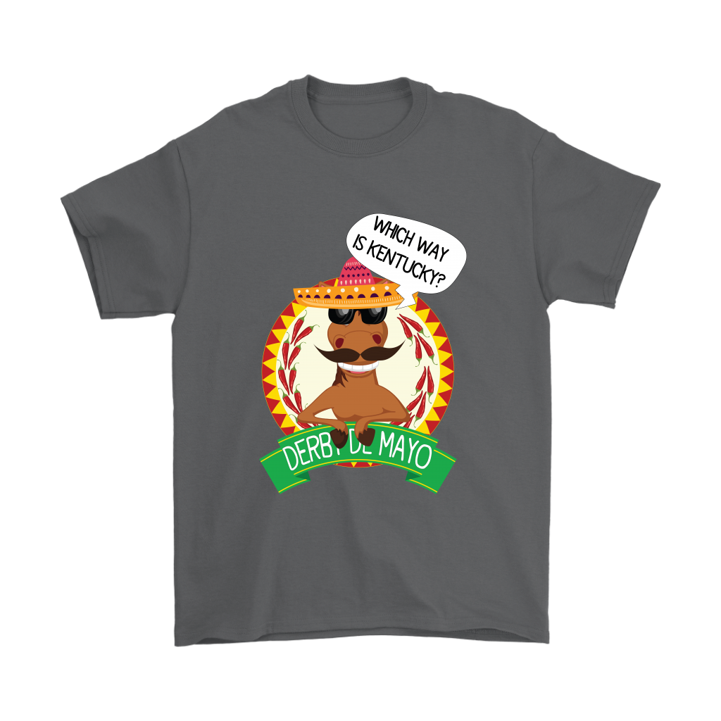 VnSupertramp Cinco de Mayo Kentucky Horse Race Men T-Shirt Plus Size XL-5XL Sombrero Derby Mexico - D3
