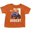 Image of VnSupertramp Personalized Monster Truck Car Birthday Toddler Shirt Kids Boy Son - D2