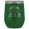 Image of VnSupertramp Mother of Dragons 12oz Wine Tumbler - Personalized Mother's Day Gift - Game of Thrones Fans Lovers - D3