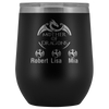 Image of VnSupertramp Mother of Dragons 12oz Wine Tumbler - Personalized Mother's Day Gift - Game of Thrones Fans Lovers - D3