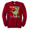 Image of VnSupertramp Roaring Kindergarten Dinosaur Youth Sweatshirt Back to School Gift
