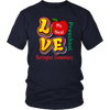 Image of VnSupertramp Personalized Love Apple Women Men Preschool Teacher T-Shirt - Custom Name, School, Grade - Back To School 1st Day of School