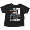 Image of VnSupertramp Personalized Monster Truck Car Birthday Toddler Shirt Kids Boy Son - D4