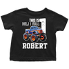 Image of VnSupertramp Personalized Monster Truck Car Birthday Toddler Shirt Kids Boy Son - D2