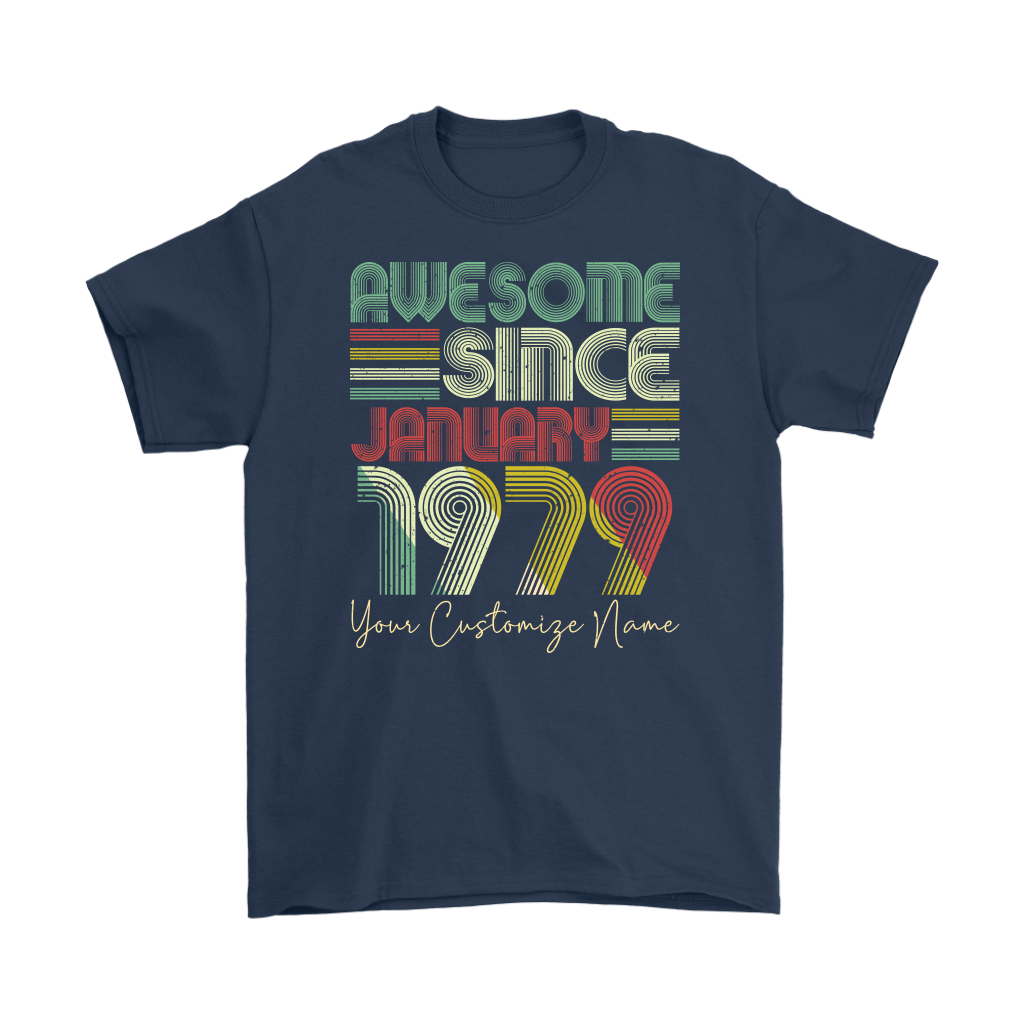 VnSupertramp Classic Vintage Men Shirt Personalized Name 40th Old Birthday Gift - D2