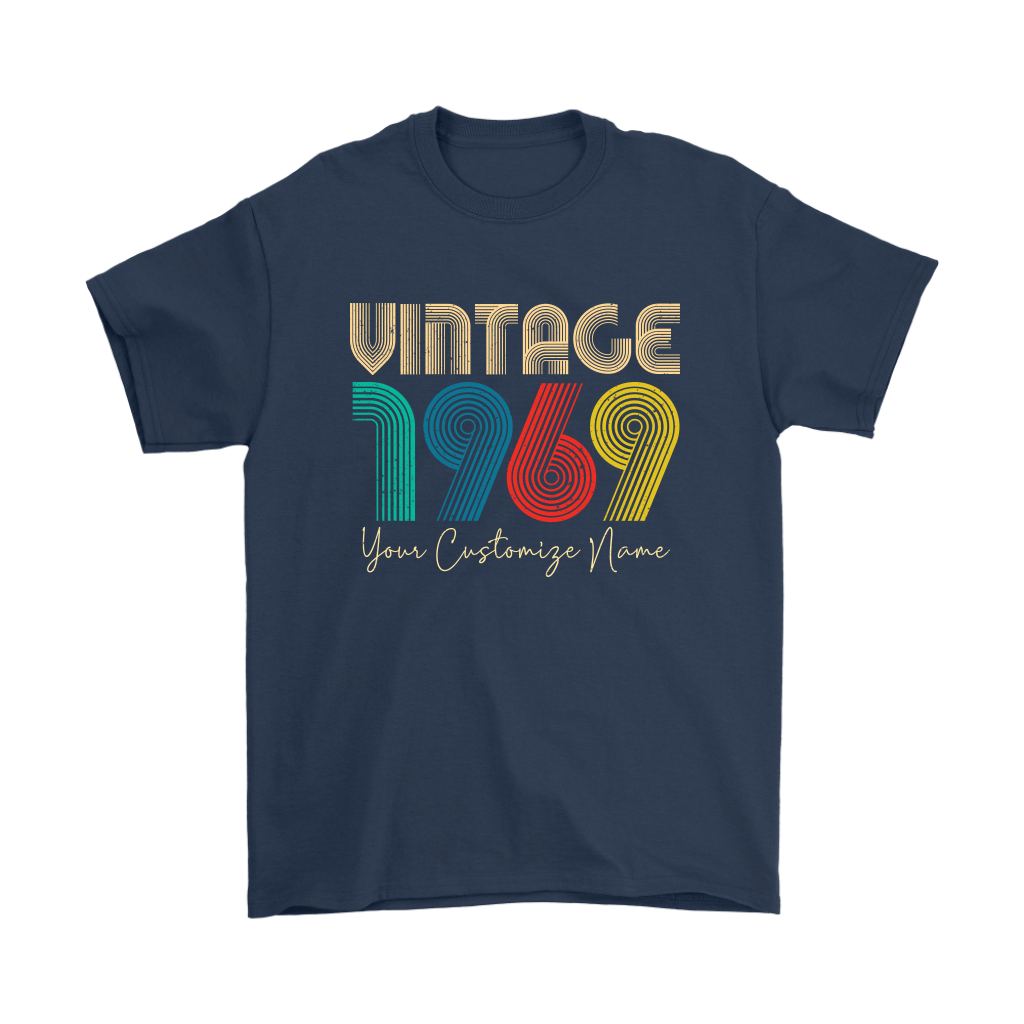 VnSupertramp Classic Vintage Men Shirt Personalized Name 50th Old Birthday Gift - D1
