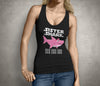 Image of Sister Shark Women Tank Top Shirt Doo Doo Doo Official VnSupertramp Apparel