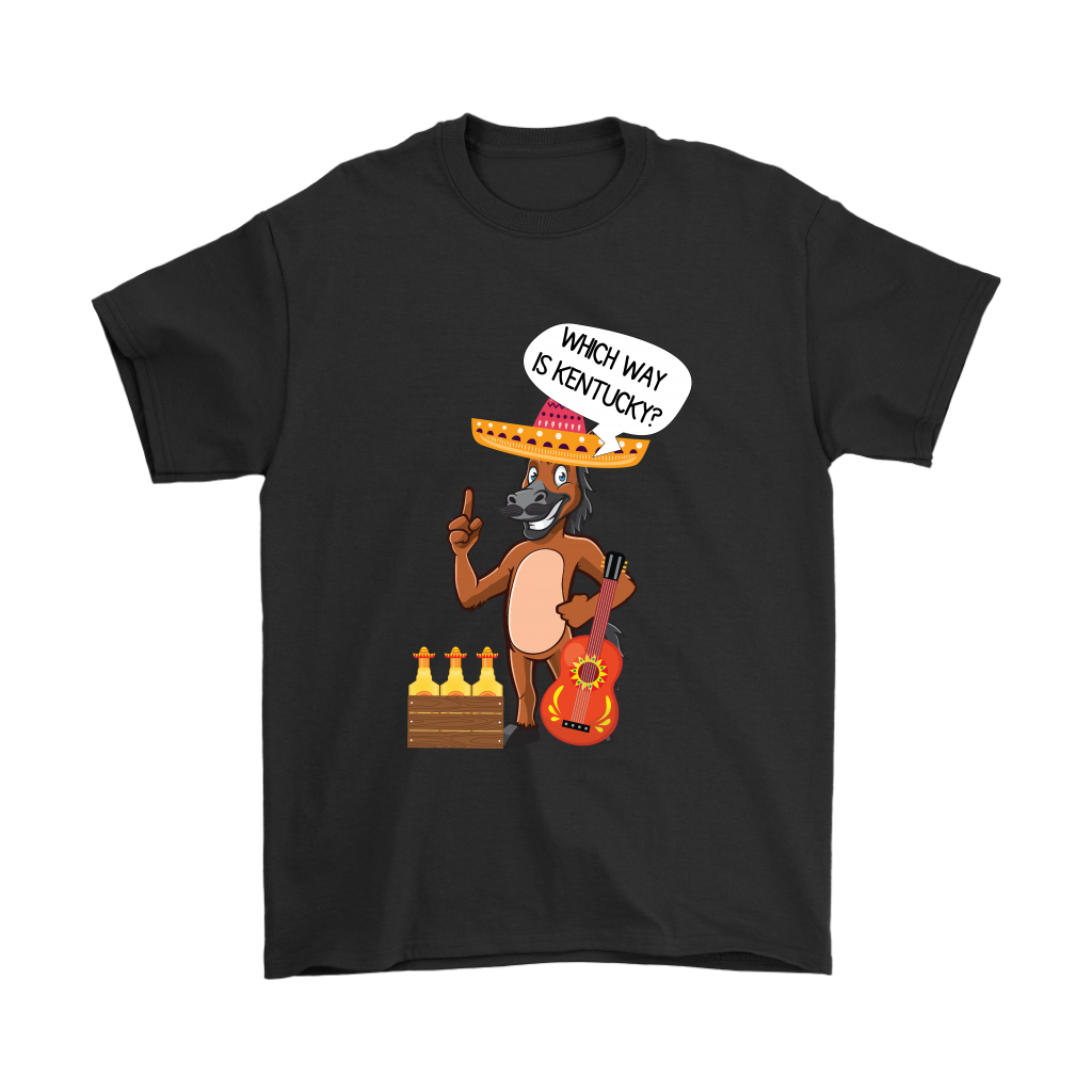 VnSupertramp Cinco de Mayo Kentucky Horse Race Men T-Shirt Plus Size XL-5XL Sombrero Derby Mexico - D4