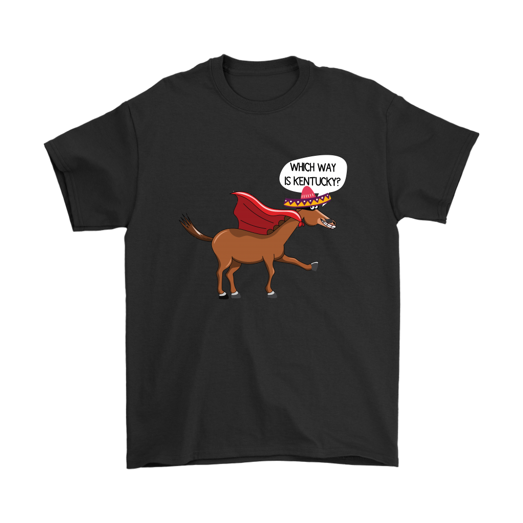 VnSupertramp Cinco de Mayo Kentucky Horse Race Men T-Shirt Plus Size XL-5XL Sombrero Derby Mexico - D5