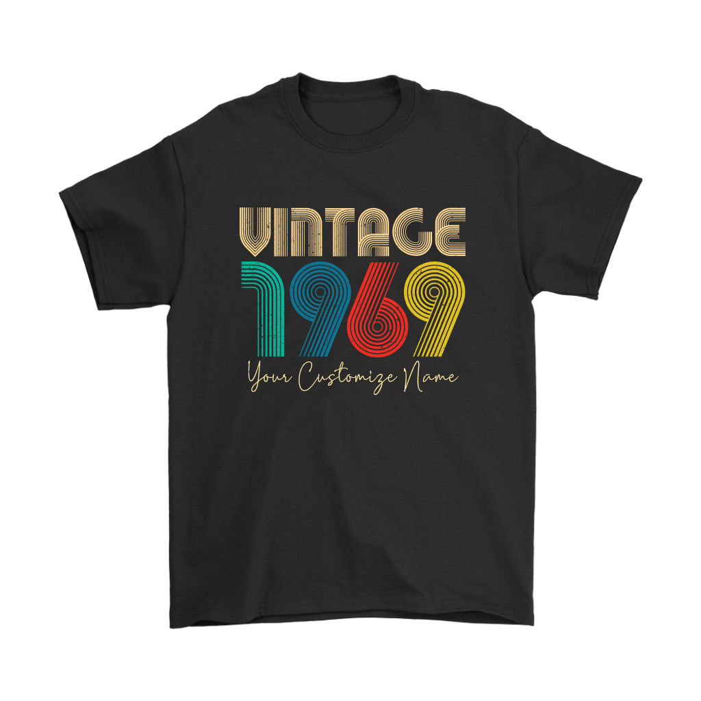 VnSupertramp Classic Vintage Men Shirt Personalized Name 50th Old Birthday Gift - D1