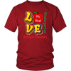 Image of VnSupertramp Personalized Love Apple Women Men Teacher T-Shirt - Custom Name, School, Grade on Tee Gift