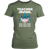 Image of Teacher Shark District Women Shirt Doo Doo Doo Plus Size XL-4XL Official VnSupertramp Apparel