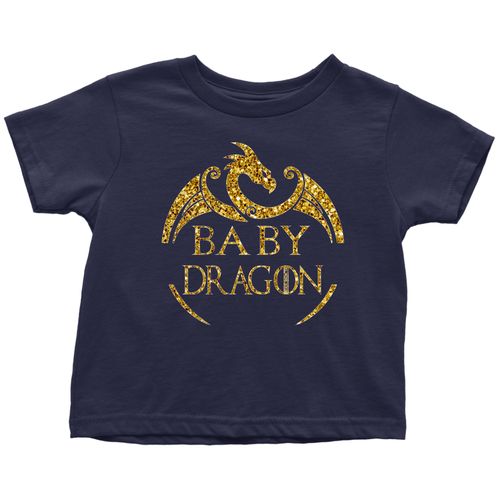 VnSupertramp Baby Dragon Toddler T-shirt For Boys Girls Dragon Fans Gift Family Matching Tee - D2