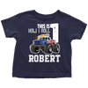 Image of VnSupertramp Personalized Monster Truck Car Birthday Toddler Shirt Kids Boy Son - D4