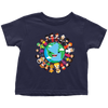 Image of VnSupertramp Children Around The World Toddler T-Shirt For Boys Girls Happy Earth Day Tee 2019