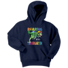 Image of VnSupertramp Roaring Kindergarten Dinosaur T-Rex Youth Hoodie Back to School