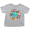 Image of VnSupertramp Children Around The World Toddler T-Shirt For Boys Girls Happy Earth Day Tee 2019