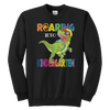 Image of VnSupertramp Roaring Kindergarten Dinosaur Youth Sweatshirt Back to School Gift