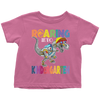 Image of VnSupertramp Roaring Kindergarten Dinosaur T-Rex Toddler Shirt Back to School
