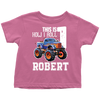 Image of VnSupertramp Personalized Monster Truck Car Birthday Toddler Shirt Kids Boy Son - D2