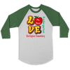 Image of VnSupertramp Personalized Love Apple Women Men Raglan Teacher T-Shirt - Custom Name, School, Grade on Tee Gift