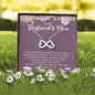 to My Boyfriend’s Mom Gift Necklace with Message Card and Gift Box