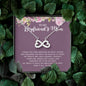 to My Boyfriend’s Mom Gift Necklace with Message Card and Gift Box