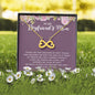 to My Boyfriend’s Mom Gift Necklace with Message Card and Gift Box