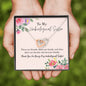 Unbiological Sister Friendship Heart Necklace, Best Birthday Gift for Friend Women, Soul Sister Jewelry, Bestie Gifts, You're My Tribe Necklace, Big Little Sorority, Bridesmaid Gift