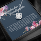 Grandmother & Granddaughter Necklace Gift, Granddaughter Birthday Gift, Necklace from Grandmother with Thoughtful Message Card, Granddaughter Jewelry from Grandma, Gifts for Girls