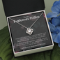 to My Boyfriend’s Mom Gift Necklace with Message Card and Gift Box