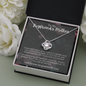 to My Boyfriend’s Mom Gift Necklace with Message Card and Gift Box