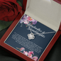 Grandmother & Granddaughter Necklace Gift, Granddaughter Birthday Gift, Necklace from Grandmother with Thoughtful Message Card, Granddaughter Jewelry from Grandma, Gifts for Girls