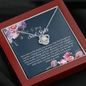 Soul Sister Necklace with Message Card, Unbiological Sister Necklace Gift, Soul Sister Gifts, BFF Birthday Gift, Bestie Love Knot Necklace