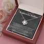 to My Boyfriend’s Mom Gift Necklace with Message Card and Gift Box