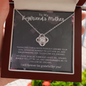 to My Boyfriend’s Mom Gift Necklace with Message Card and Gift Box