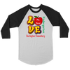 Image of VnSupertramp Personalized Love Apple Women Men Raglan Teacher T-Shirt - Custom Name, School, Grade on Tee Gift