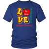 Image of VnSupertramp Personalized Love Apple Women Men Teacher T-Shirt - Custom Name, School, Grade on Tee Gift