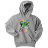 Image of VnSupertramp Roaring Kindergarten Dinosaur T-Rex Youth Hoodie Back to School