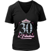 Image of VnSupertramp Thirty and Fabulous V-Neck Shirt Plus Size XL-4XL 30th Birthday