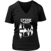 Image of VnSupertramp Upside Down Women V-Neck T-Shirt Plus Size XL-4XL Great Tees For Stranger Things Fan Movie TV Show
