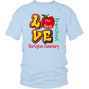 Image of VnSupertramp Personalized Love Apple Women Men Preschool Teacher T-Shirt - Custom Name, School, Grade - Back To School 1st Day of School