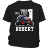 Image of VnSupertramp Personalized Monster Truck Car Birthday Youth T-Shirt Kids Boy Son - D1