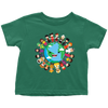 Image of VnSupertramp Children Around The World Toddler T-Shirt For Boys Girls Happy Earth Day Tee 2019