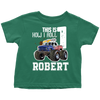 Image of VnSupertramp Personalized Monster Truck Car Birthday Toddler Shirt Kids Boy Son - D4