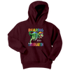 Image of VnSupertramp Roaring Kindergarten Dinosaur T-Rex Youth Hoodie Back to School