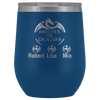 Image of VnSupertramp Mother of Dragons 12oz Wine Tumbler - Personalized Mother's Day Gift - Game of Thrones Fans Lovers - D3
