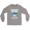 Image of Official VnSupertramp Mommy Shark Gildan Long Sleeve Shirt Doo Doo Doo Apparel