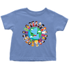 Image of VnSupertramp Children Around The World Toddler T-Shirt For Boys Girls Happy Earth Day Tee 2019