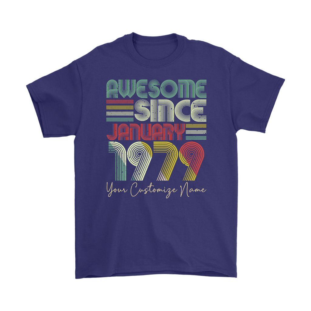 VnSupertramp Classic Vintage Men Shirt Personalized Name 40th Old Birthday Gift - D2